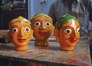 Cherial dolls and masks of Warangal are also famous