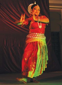 Kavita Dwibedi performs ‘Odissi’ at the Rangji temple