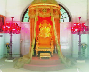 The Nizam`s golden throne