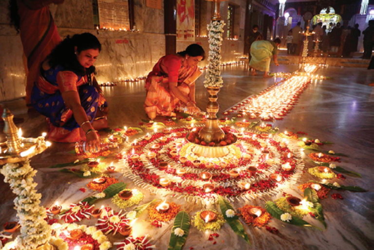 Diwali and Onam are Hindu festivals that celebrate victory of good over evil