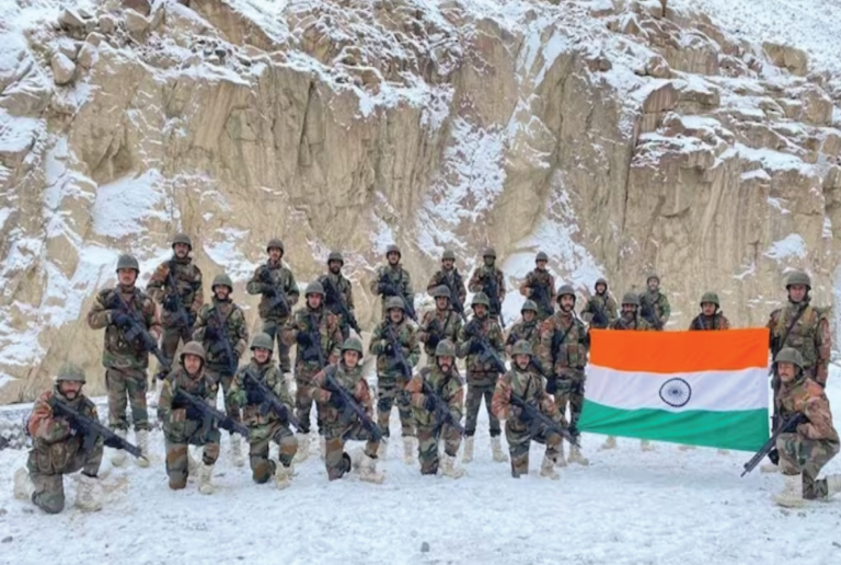Indian Army unfurls national flag in Galwan Valley on New Year troops on both sides outside buffer zone