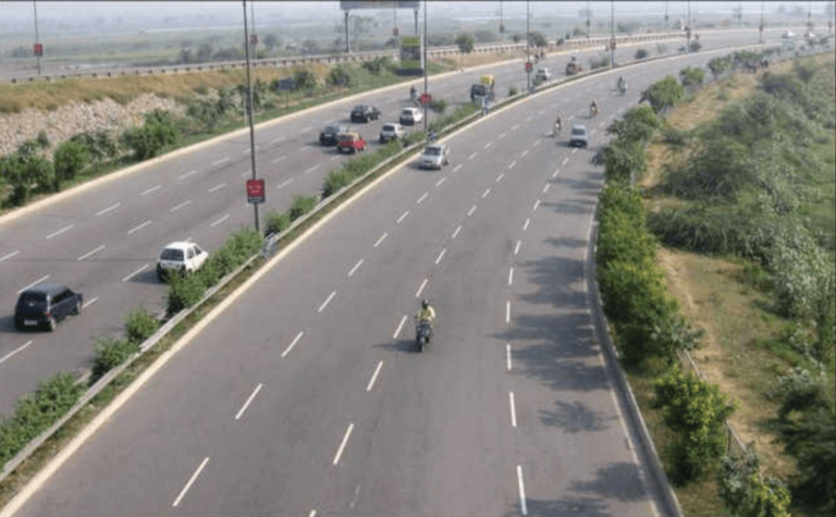 The Kundli – Ghaziabad - Palwal Expressway, a 135 km long and six-lane wide expressway to ease congestion and pollution in the national capital region