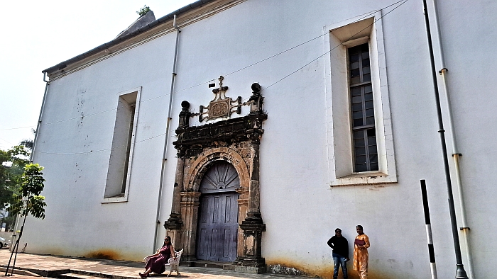 Portuguese-style buildings in Moti Daman