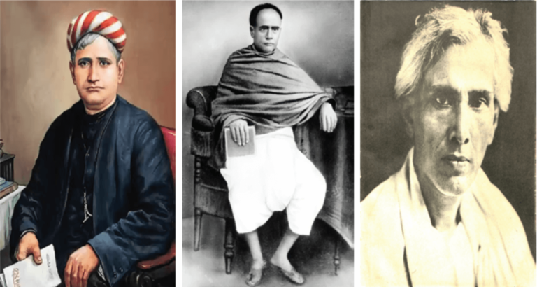 Foremost visionary thinkers and writers from Bengal included Bankim Chandra Chattopadhyay, Ishwar Chandra Vidyasagar and Sarat Chandra Chattopadhyay