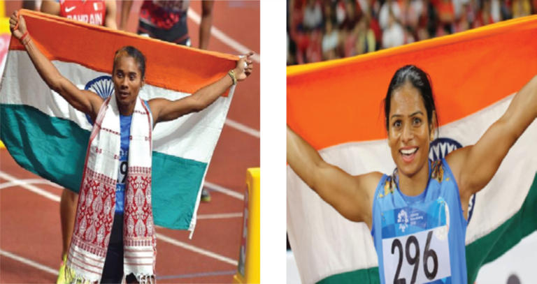 Sprinters Hima Das, nicknamed ‘Dhing Express,’ and Dutee Chand have brought glory to the nation with their electrifying performances